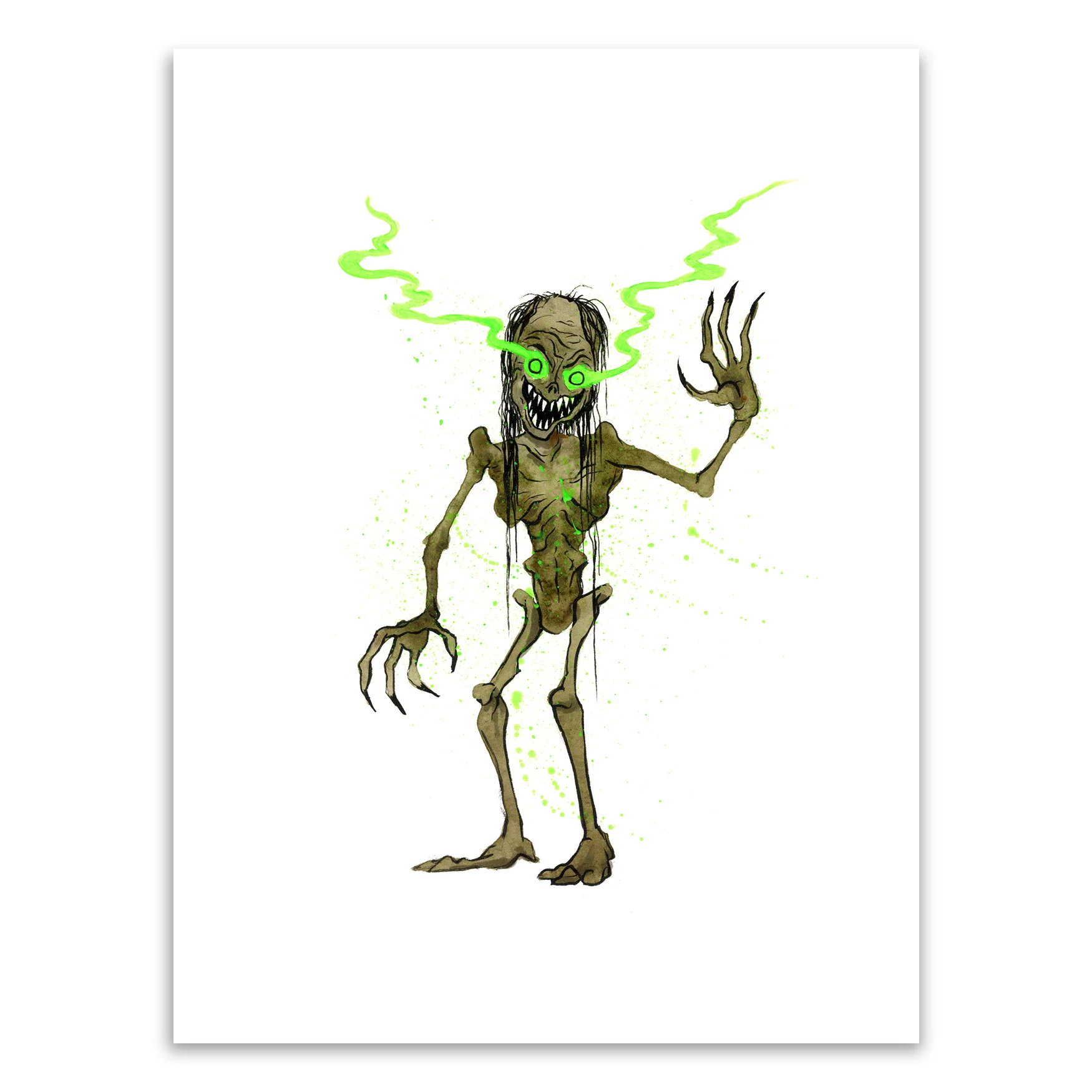 Demon Original Art, by Alex Pardee thumbnail 2