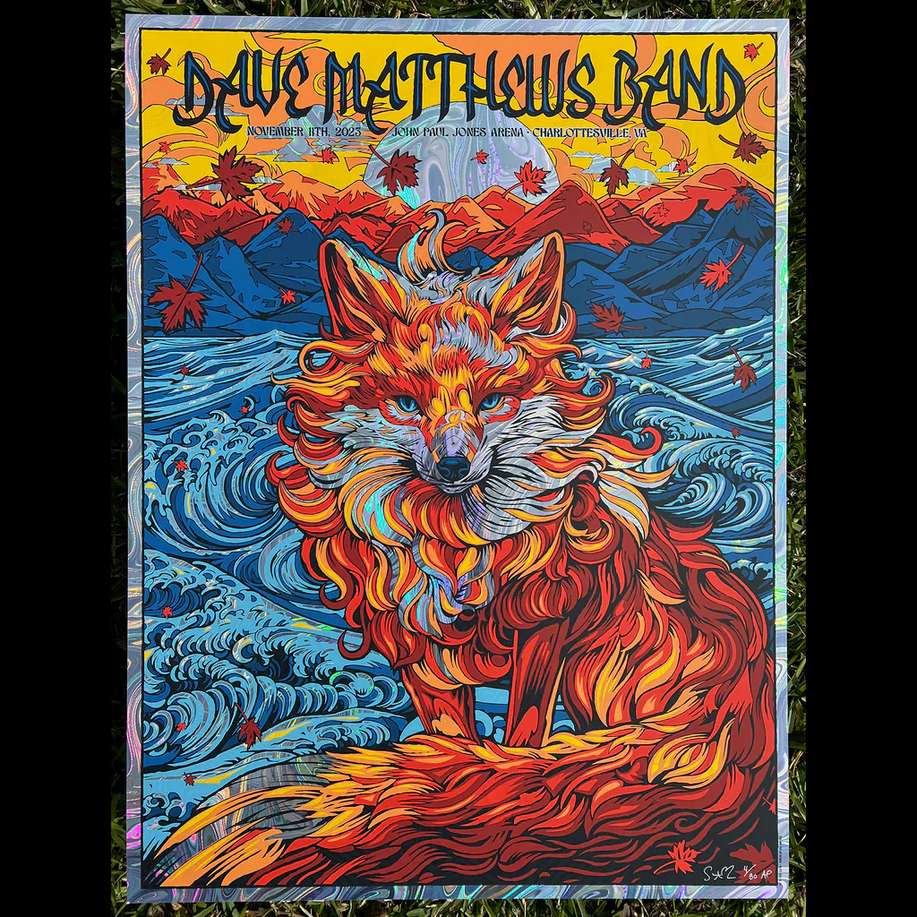 Dave Matthews Band - Autumn Fire Fox, by Todd Slater thumbnail 2