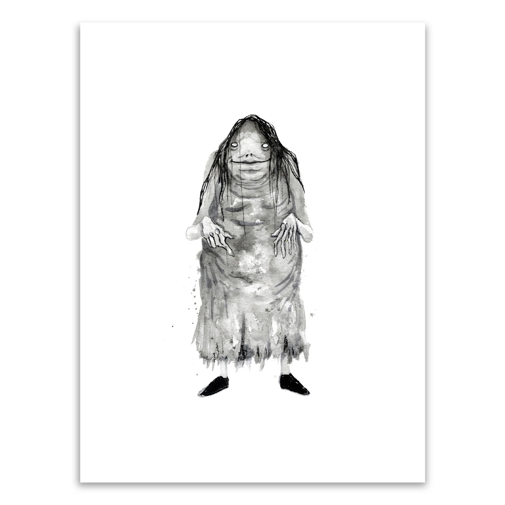 Palewoman Original Art, by Alex Pardee thumbnail 2