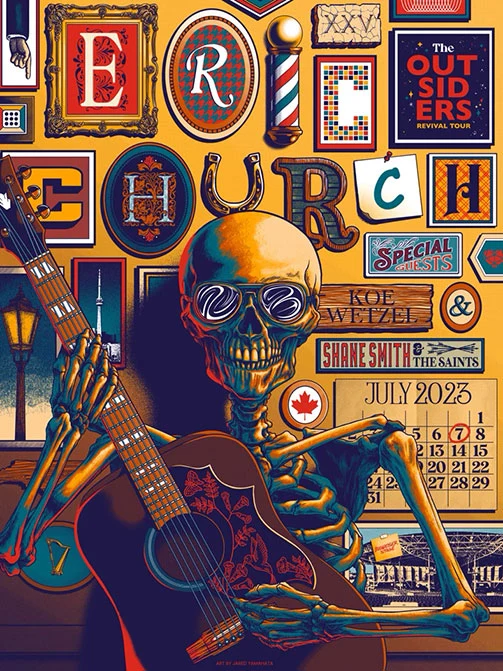 Eric Church Toronto AP, by Jared Yamahata