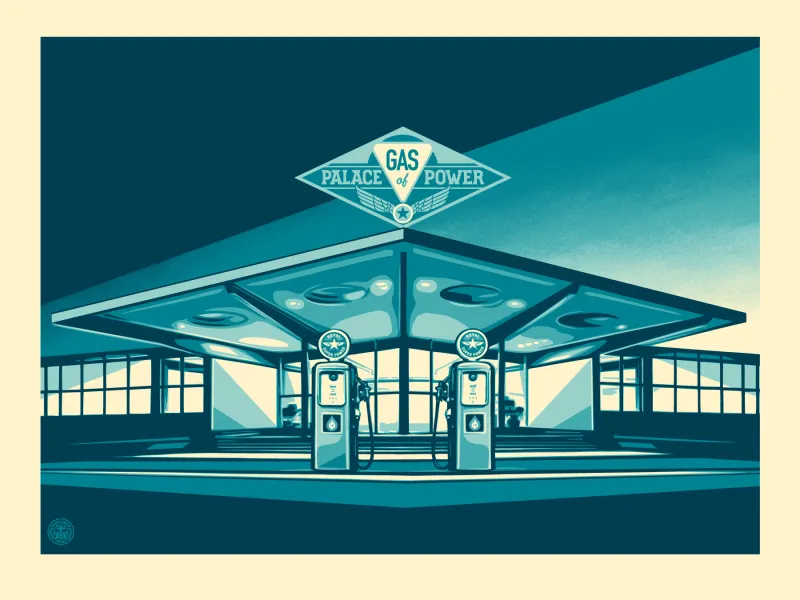 Palace Of Power, by Shepard Fairey, 2016