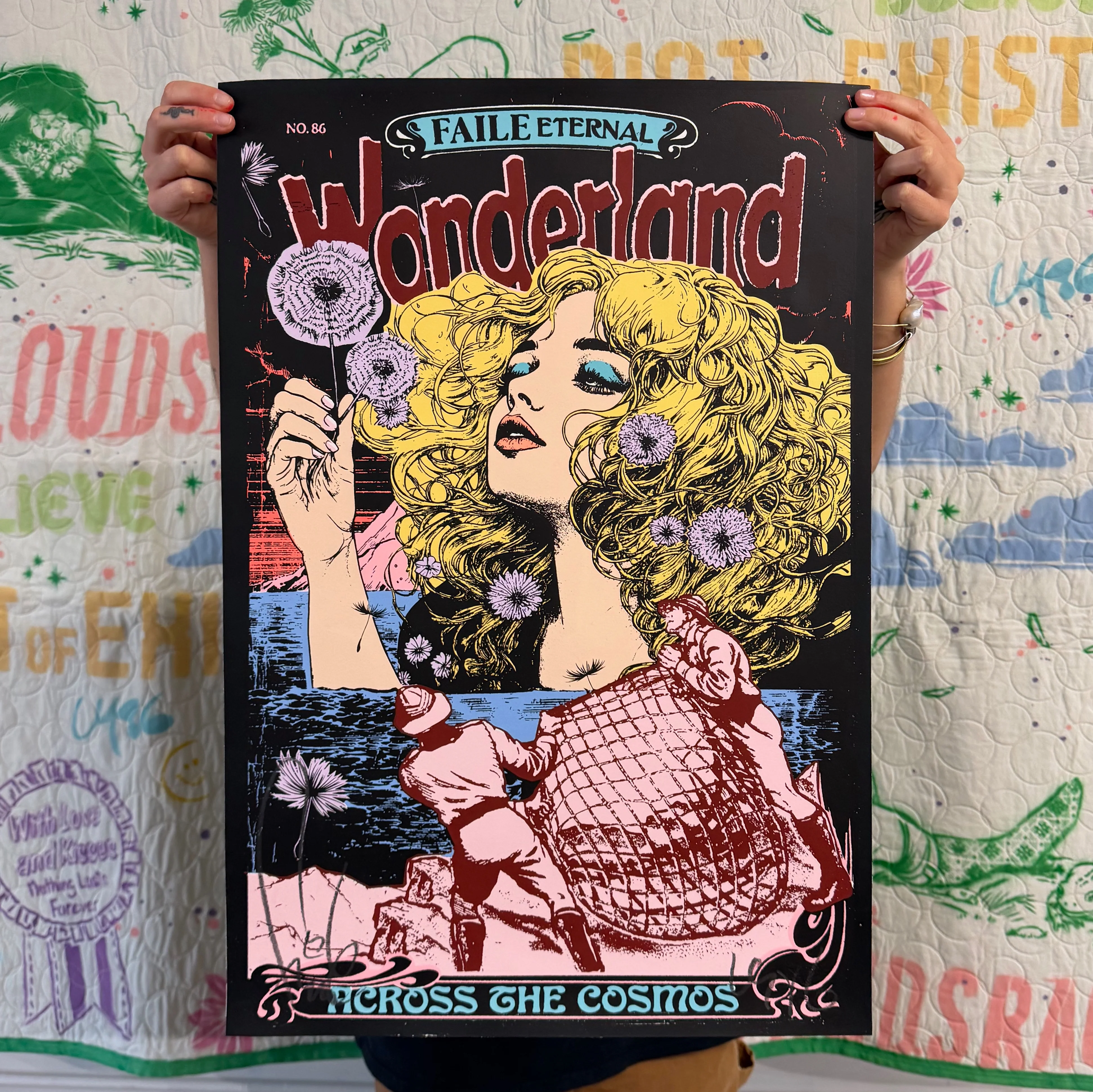 Across the Cosmos: Burgundy, by Faile thumbnail 3