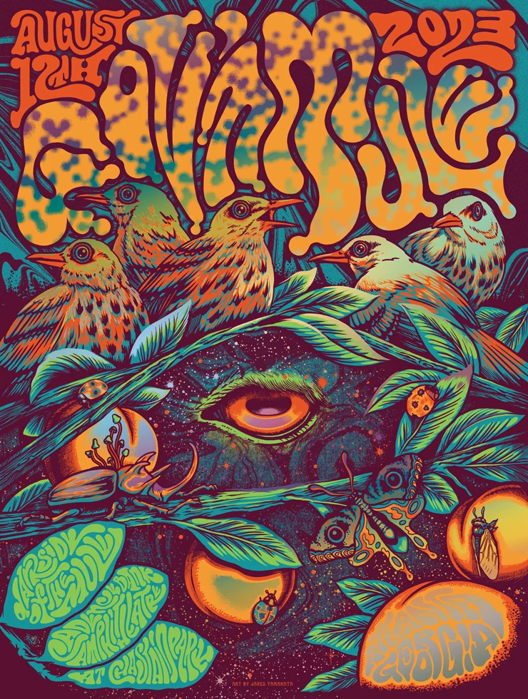 Gov'T Mule Chastain Rainbow Foil AP, by Jared Yamahata