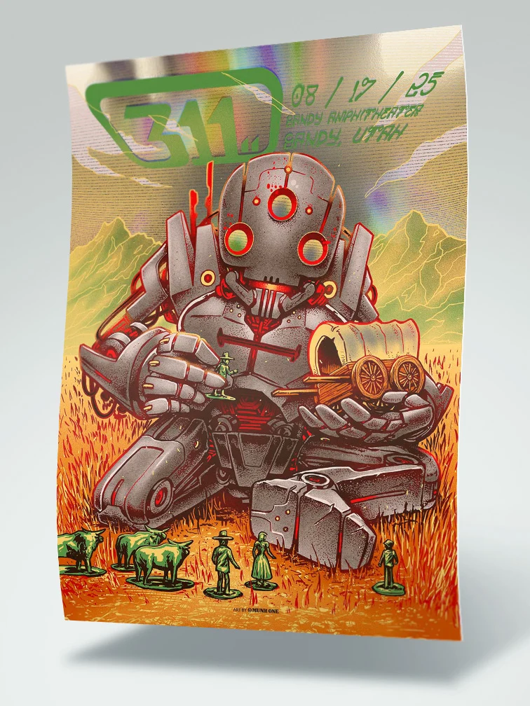 311 Sandy AP Variant Rainbow Foil, by Munk One thumbnail 3