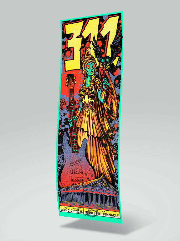 311 Nashville AP Variant Glow in the Dark, by Munk One thumbnail 2