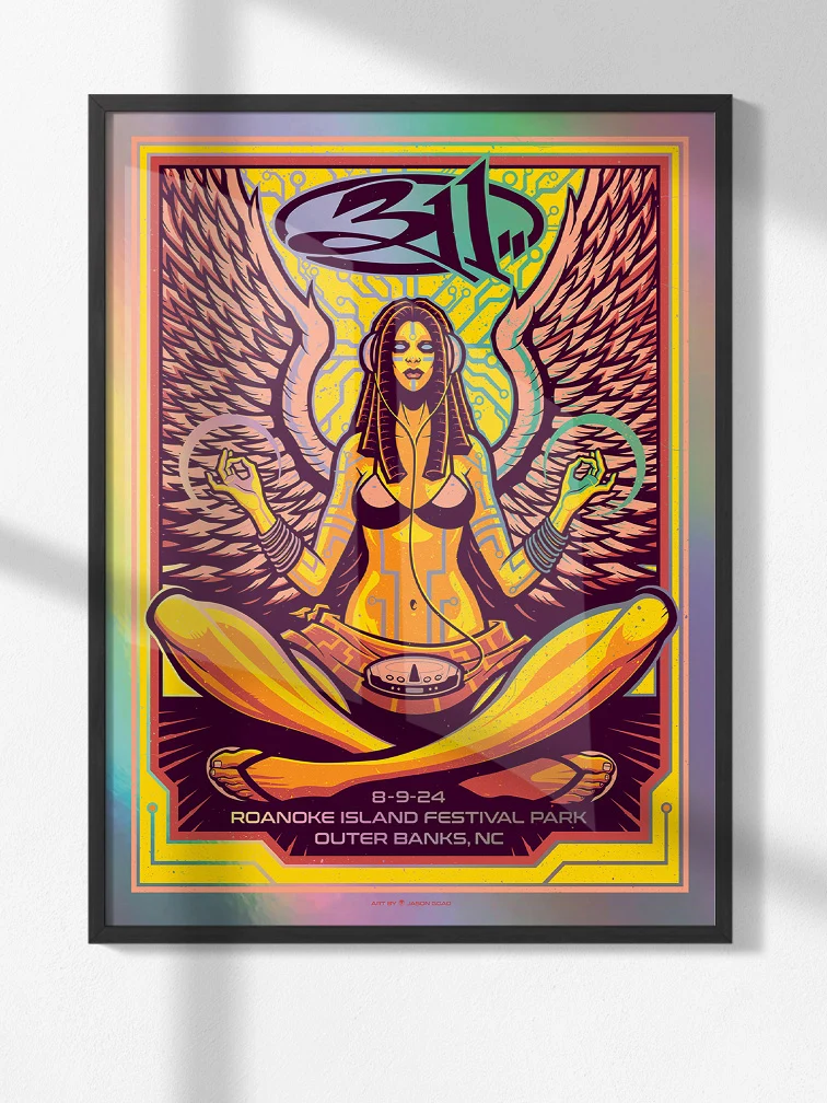 311 Outer Banks Peach Variant Rainbow Foil AP, by JASON GOAD thumbnail 3
