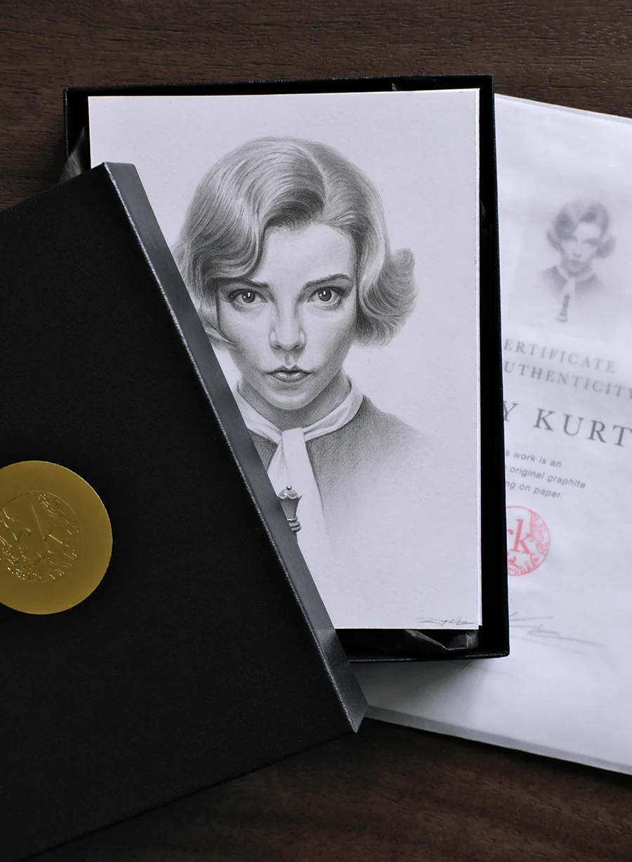 The Queen 5x7 Original Art, by Rory Kurtz thumbnail 2