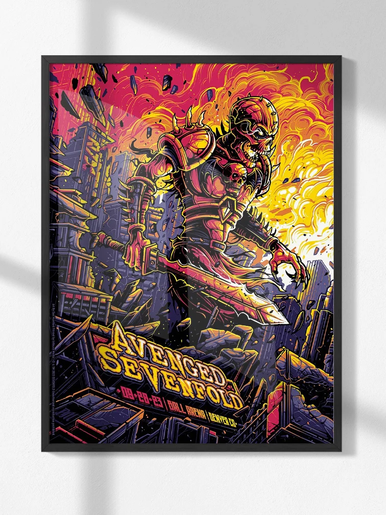 Avenged Sevenfold Denver Variant AP, by Dan Mumford thumbnail 3