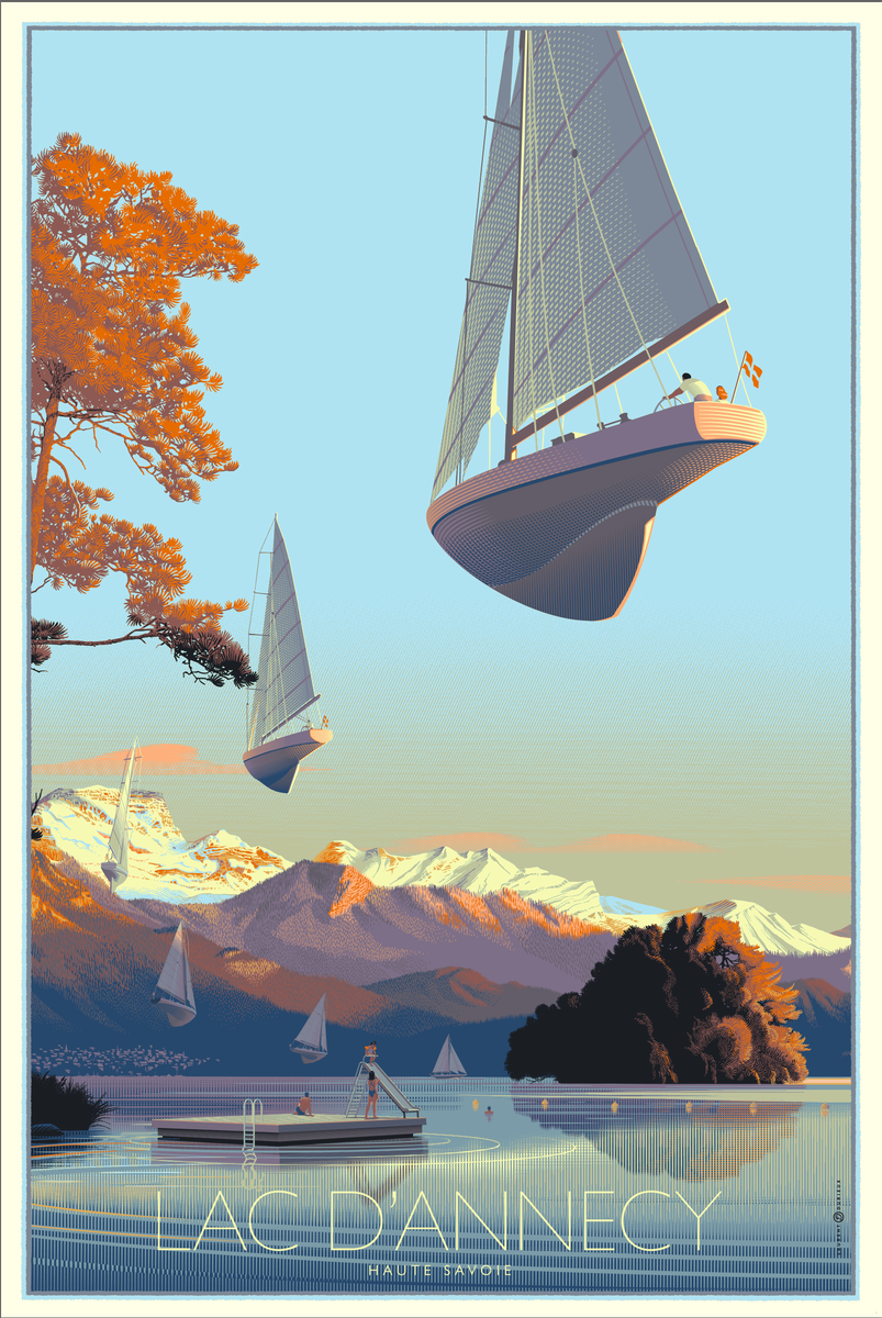Annecy Portrait (Variant) épreuve d'artiste / artist proof, by Laurent Durieux