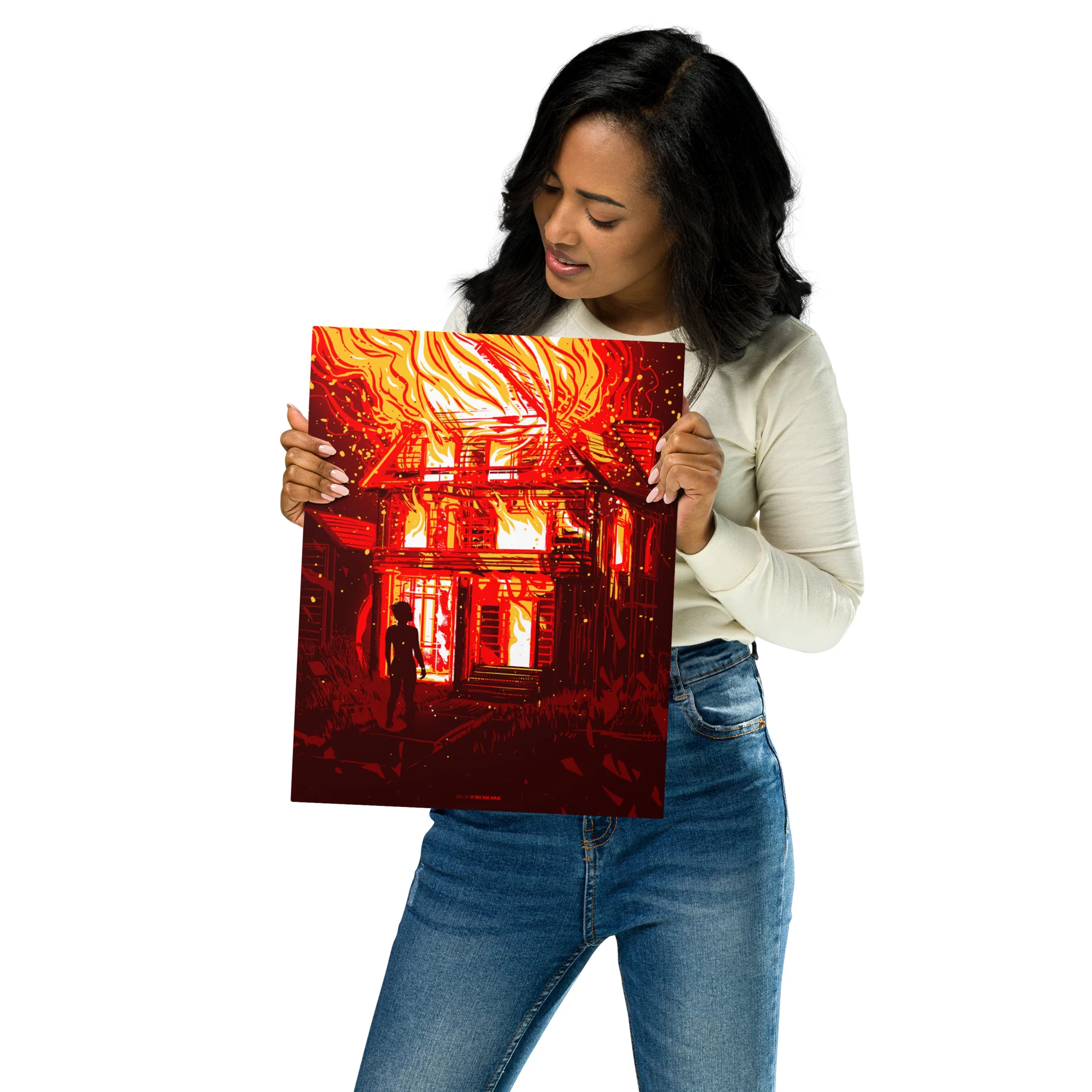 House on Fire Metal prints, by Munk One thumbnail 2