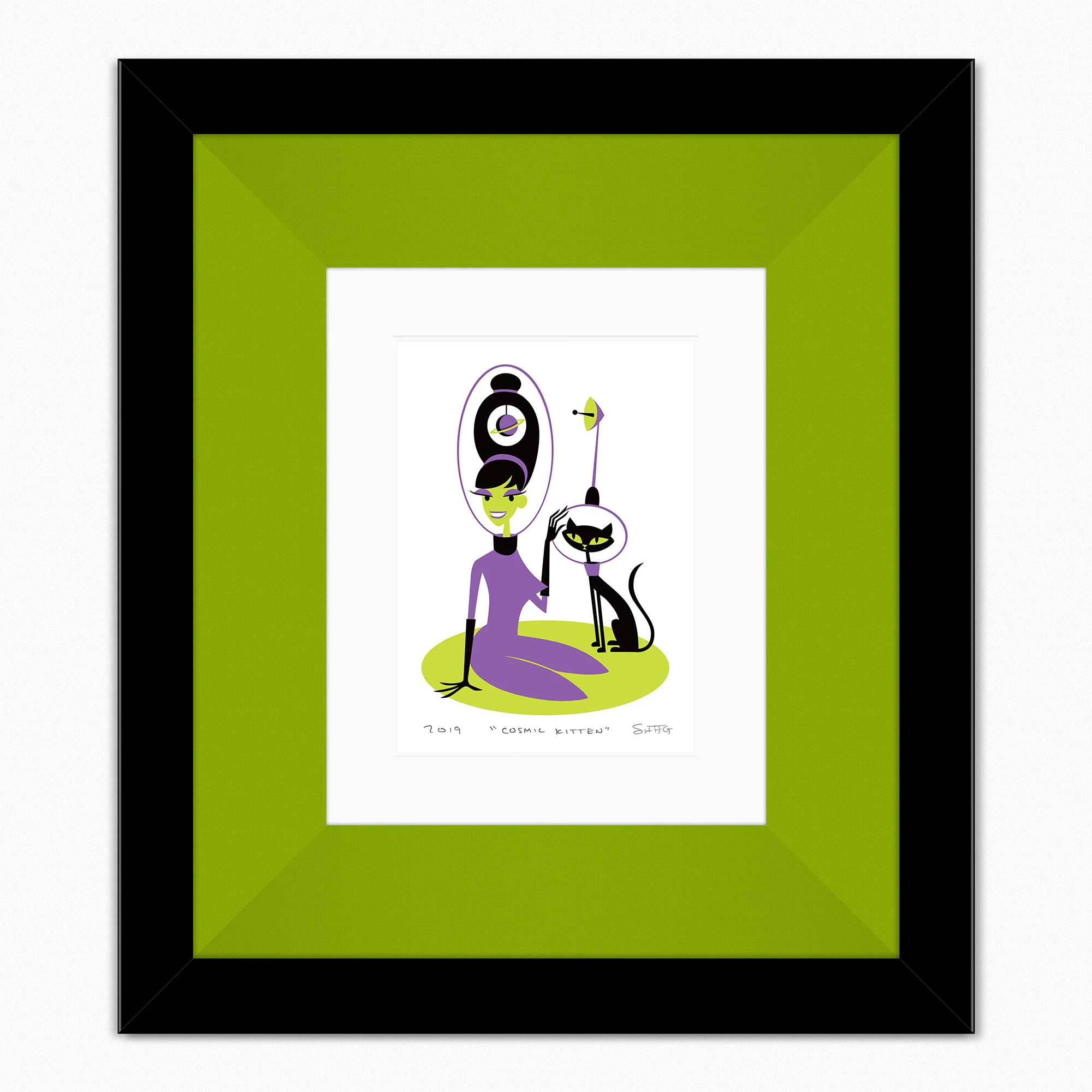 Cosmic Kitten, by Shag, 2022 thumbnail 2