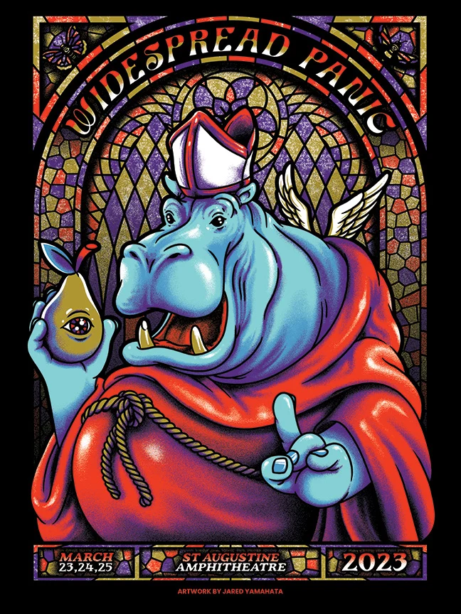 Widespread Panic Florida Blue Variant AP, by Jared Yamahata