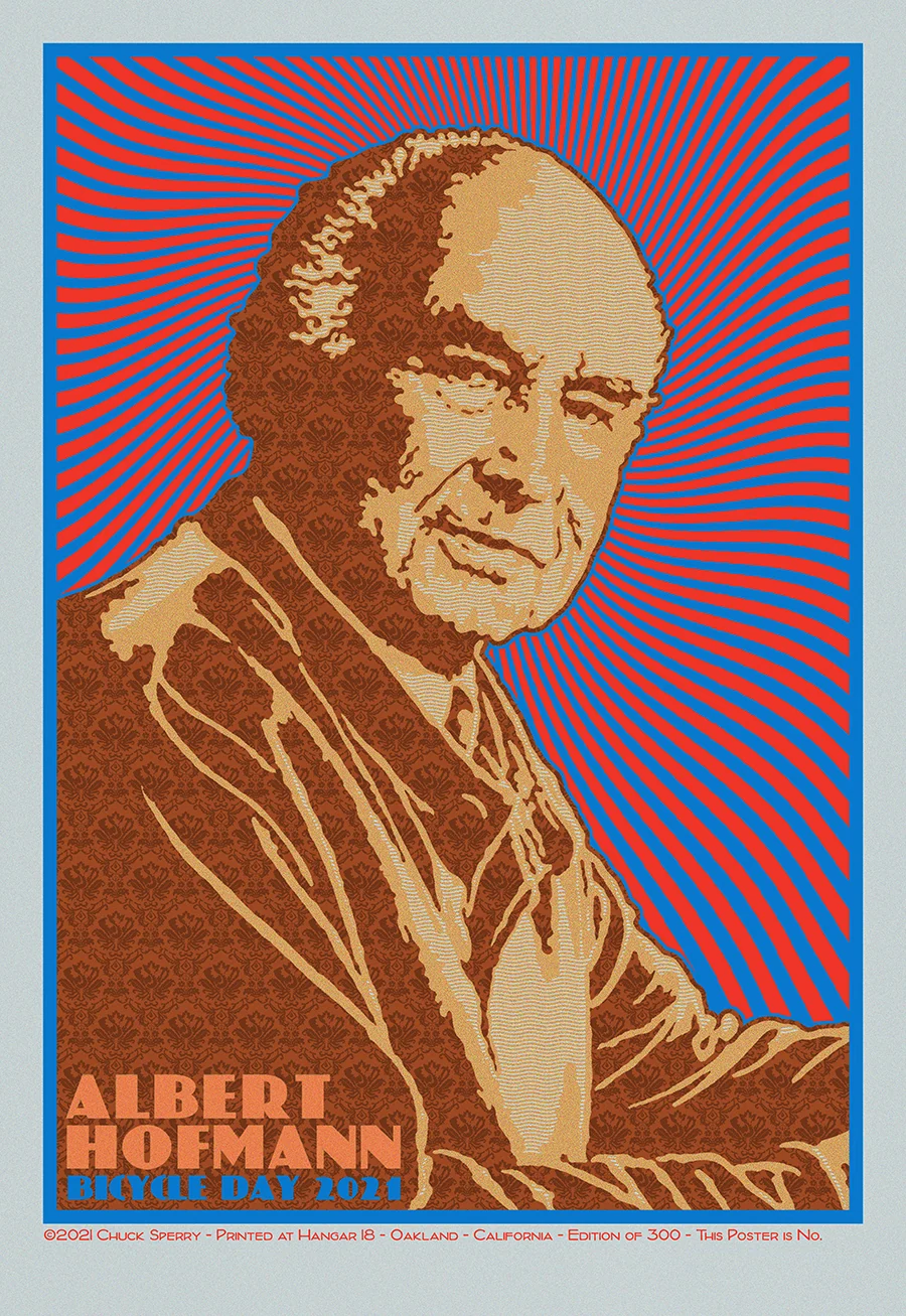 Albert Hofmann, by Chuck Sperry, 2021 thumbnail 3