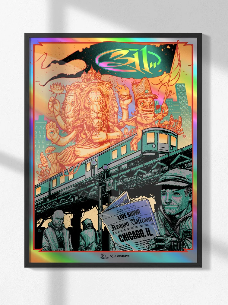 311 Chicago '15 Rainbow Foil, by Munk One x N8 Van Dyke thumbnail 3