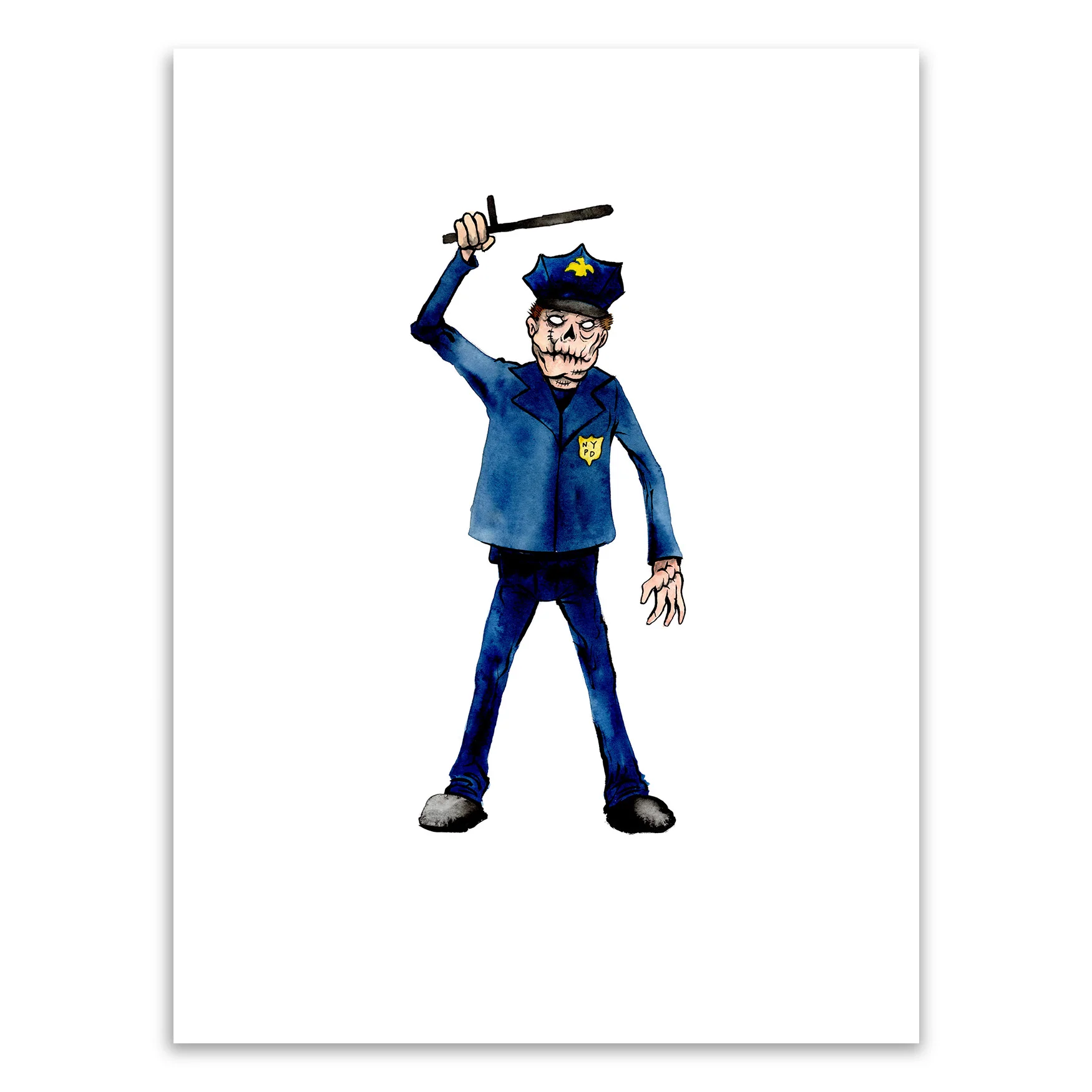 Maniac Cop Original Art, by Alex Pardee thumbnail 2