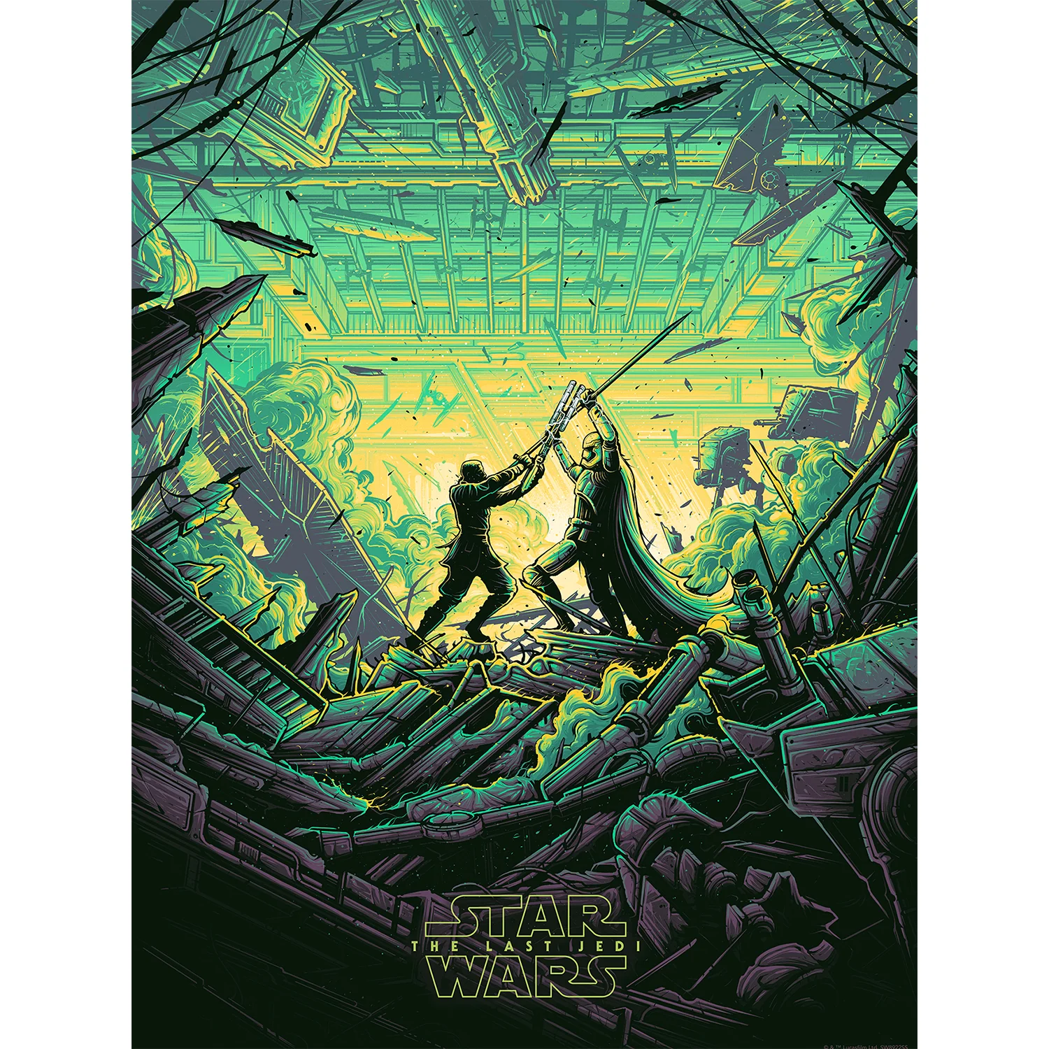 Star Wars - The Last Jedi 3 - Variant, by Dan Mumford