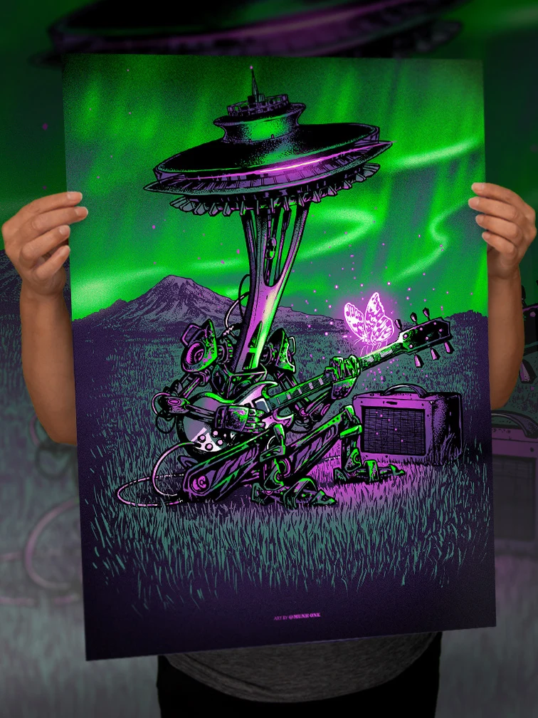 Seattle Robot | Art, by Munk One thumbnail 3