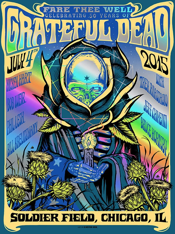 Grateful Dead Foil Set, by Munk One, 2015 thumbnail 3