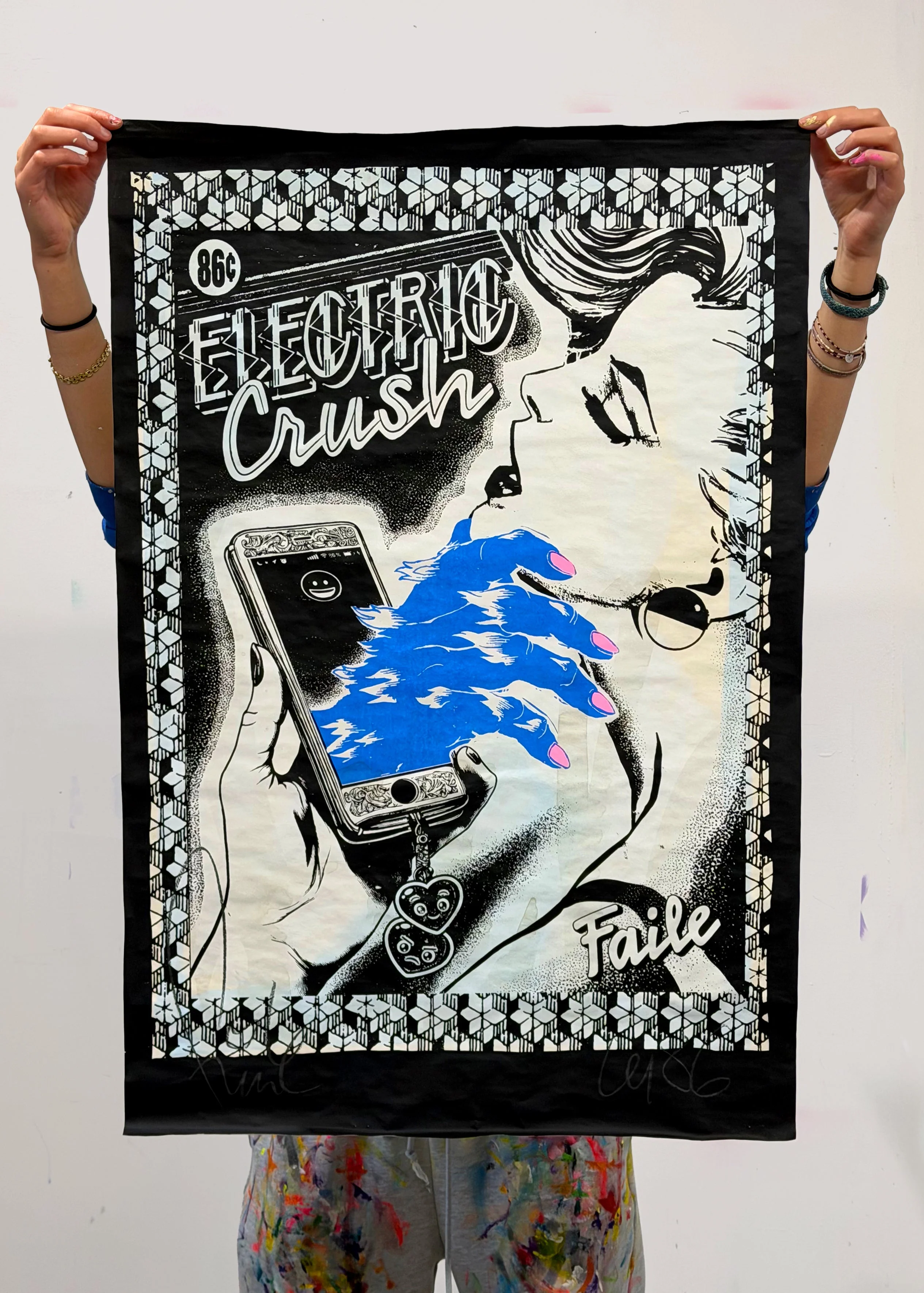 Electric Blue Crush Street, by Faile thumbnail 3