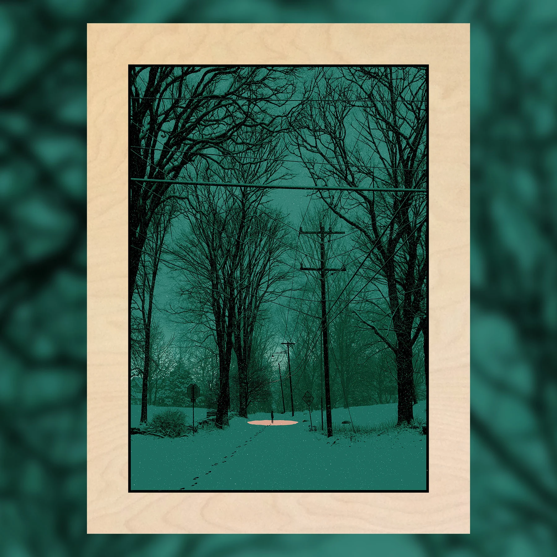 Quiet Snow Filled the Air - Wood Panel, by Dan McCarthy thumbnail 2
