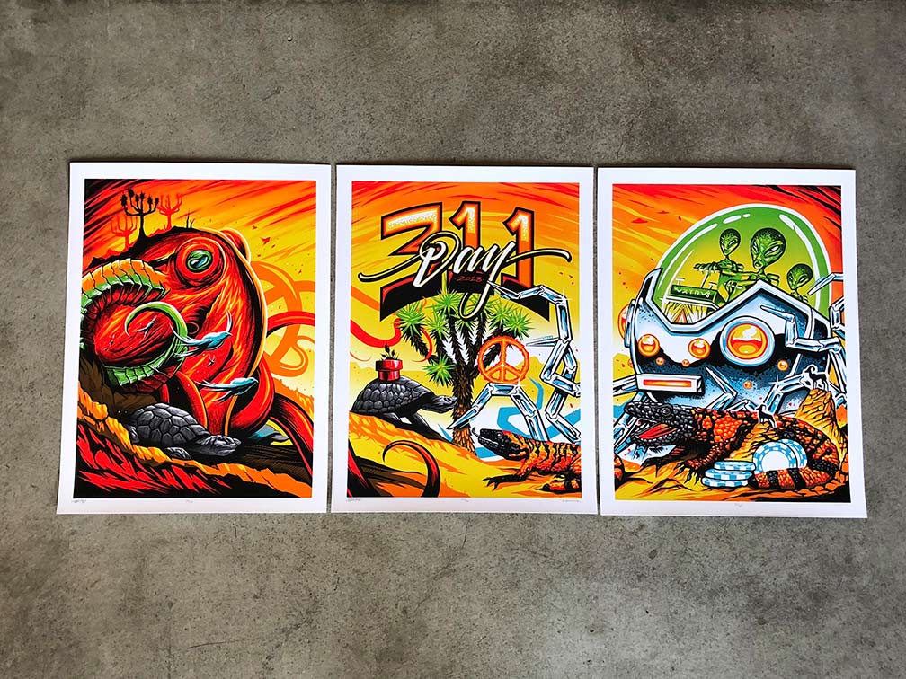 311 Day Fine Art Print Set, by Maxx242 and Munk One, 2018 thumbnail 2
