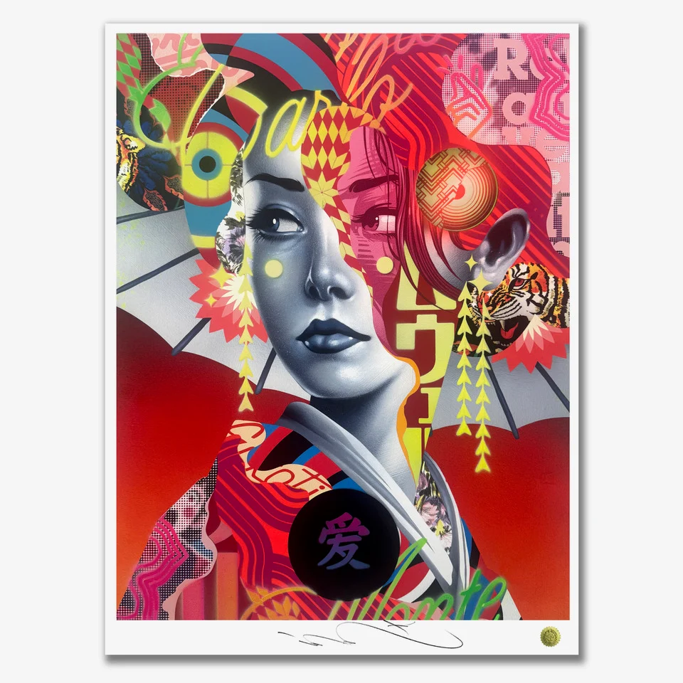 The Glowing Geisha, by Tristan Eaton