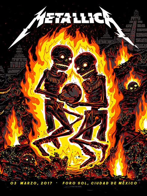 Metallica Mexico City Non Matching Number Set, by Munk One thumbnail 3