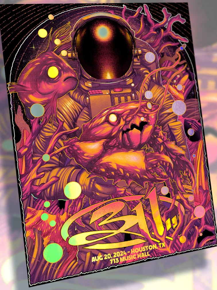 311 Houston Pink Variant Rainbow Foil AP, by Wildner Lima thumbnail 3
