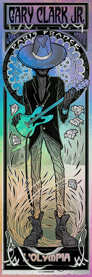 Gary Clark Jr. Paris Monochrome Foil AP, by Munk One thumbnail 2