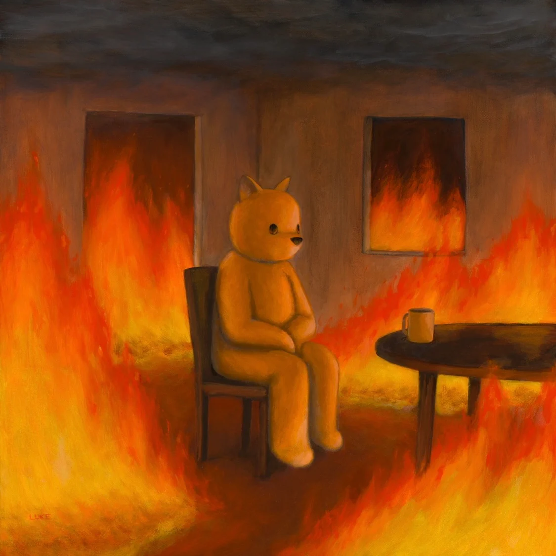 This Is Fine (Small Print), by Luke Chueh