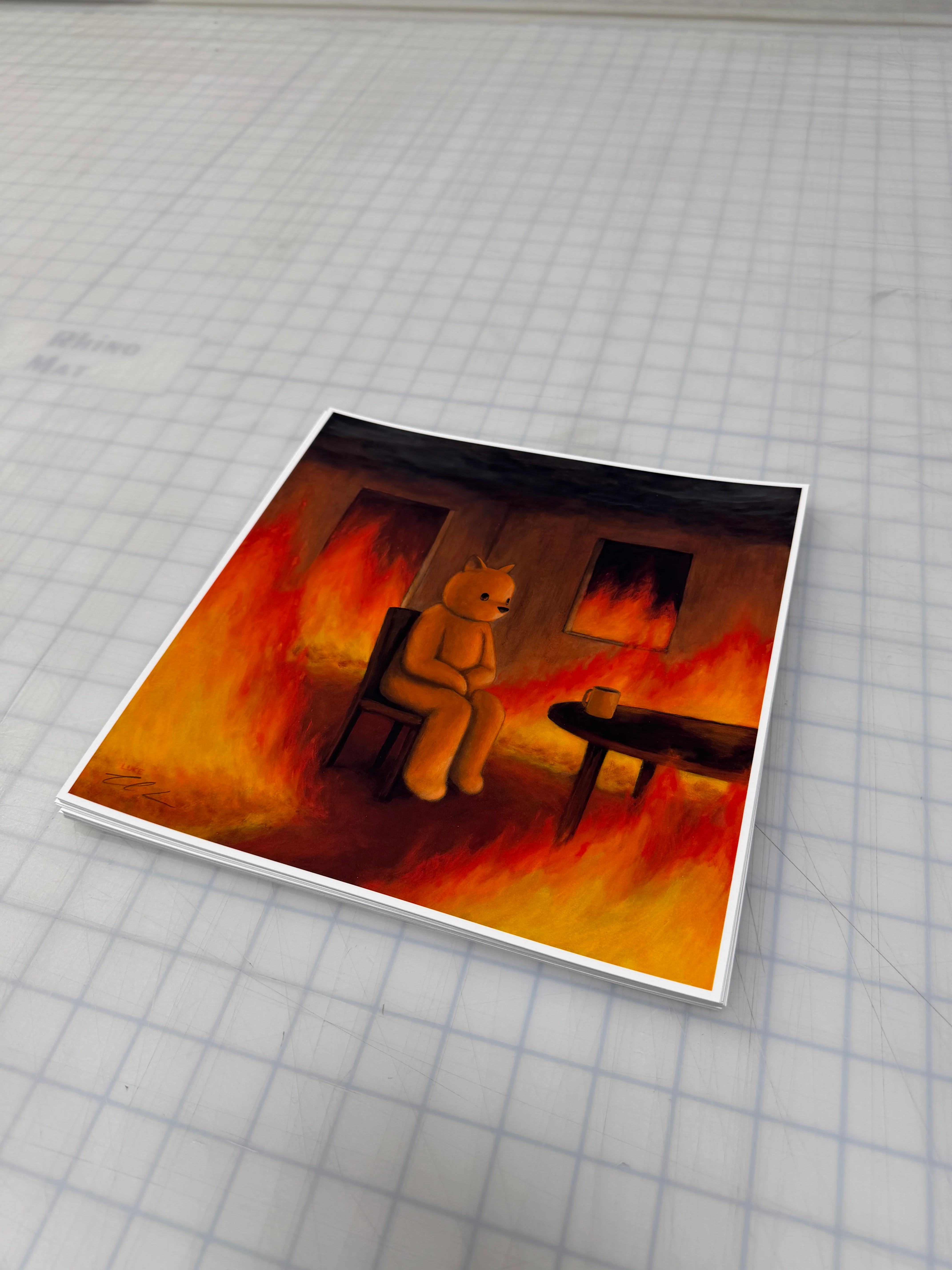This Is Fine (Small Print), by Luke Chueh thumbnail 2