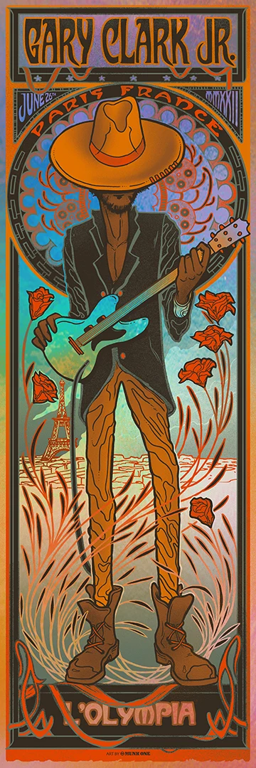 Gary Clark Jr. Paris Rainbow Foil AP, by Munk One thumbnail 2