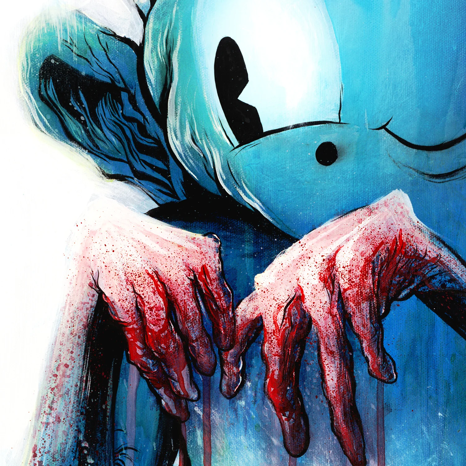 Guilty Smurf, by Alex Pardee thumbnail 3