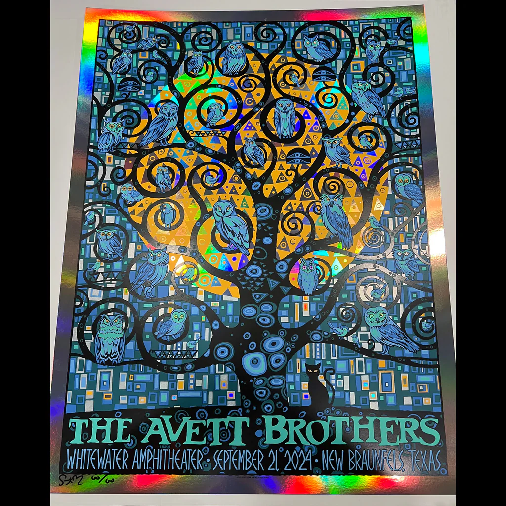 Avett Brothers - Klimt tree, by Todd Slater thumbnail 3