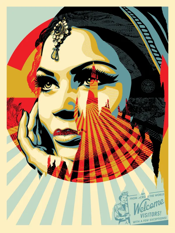 Target Exceptions, by Shepard Fairey, 2017