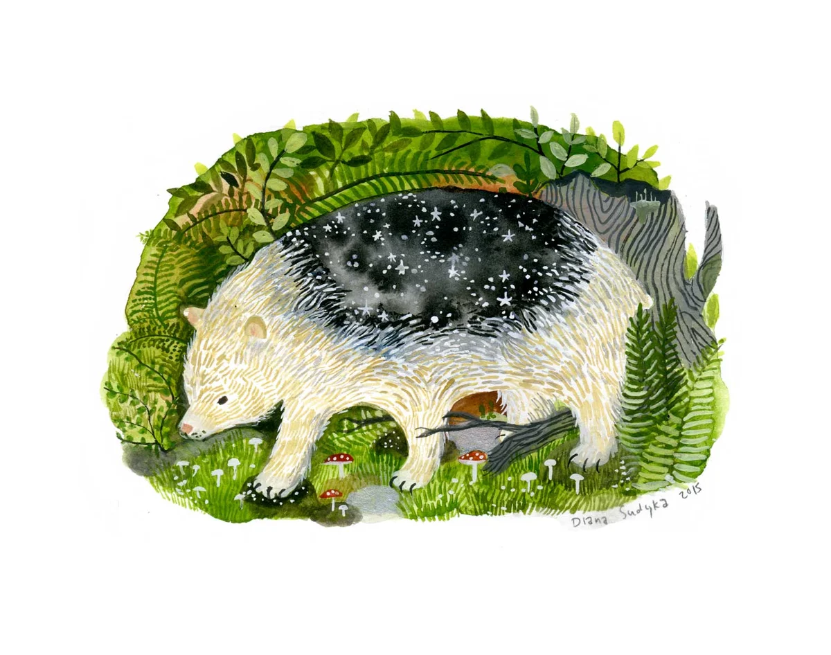 Spirit Bear, by Diana Sudyka