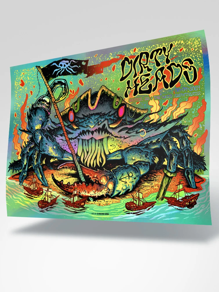 Dirty Heads Gautier Rainbow Foil Variant AP, by Munk One thumbnail 2