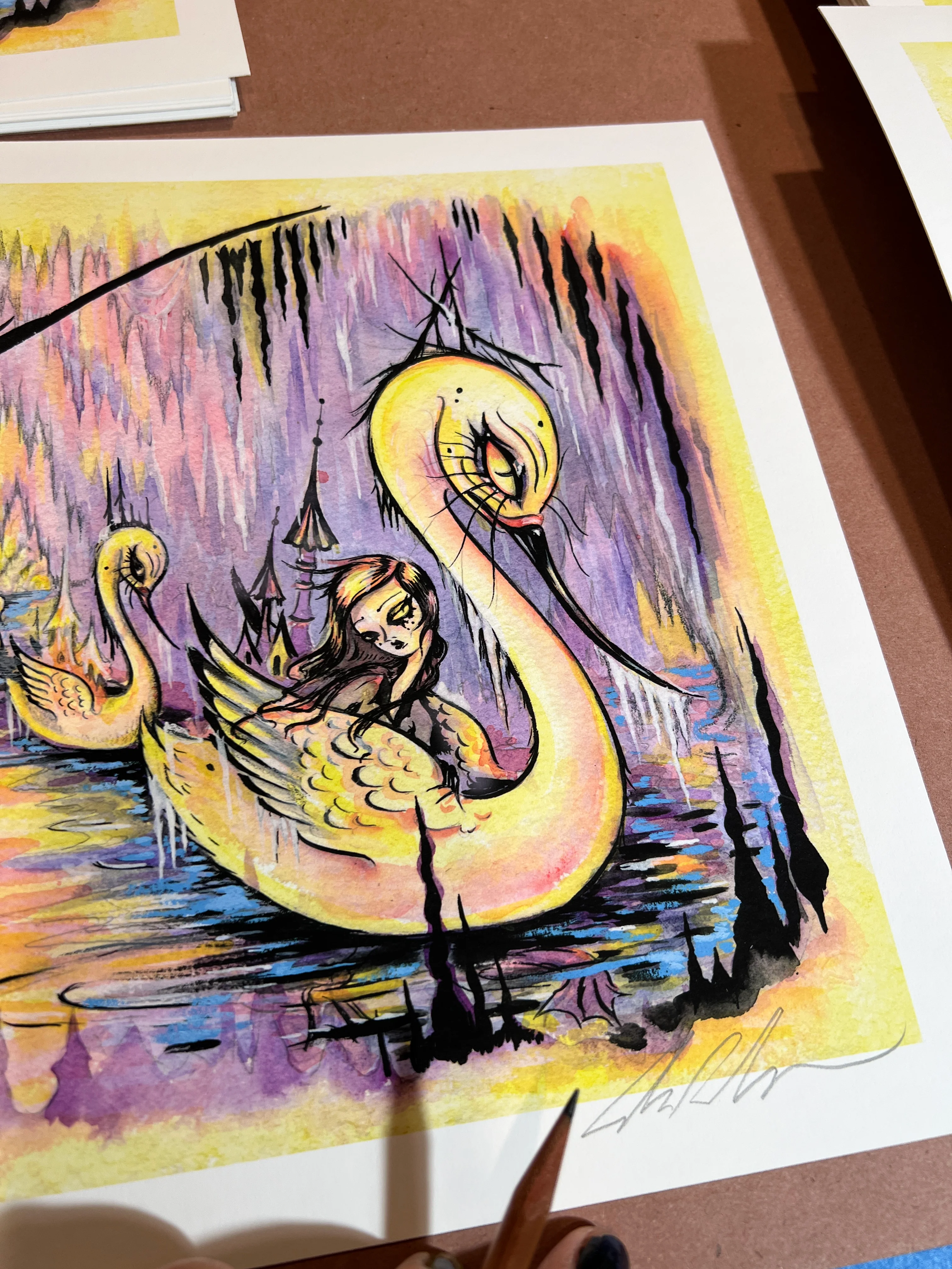 The Refuge of Dreaming Swans, by Camille Rose Garcia thumbnail 3