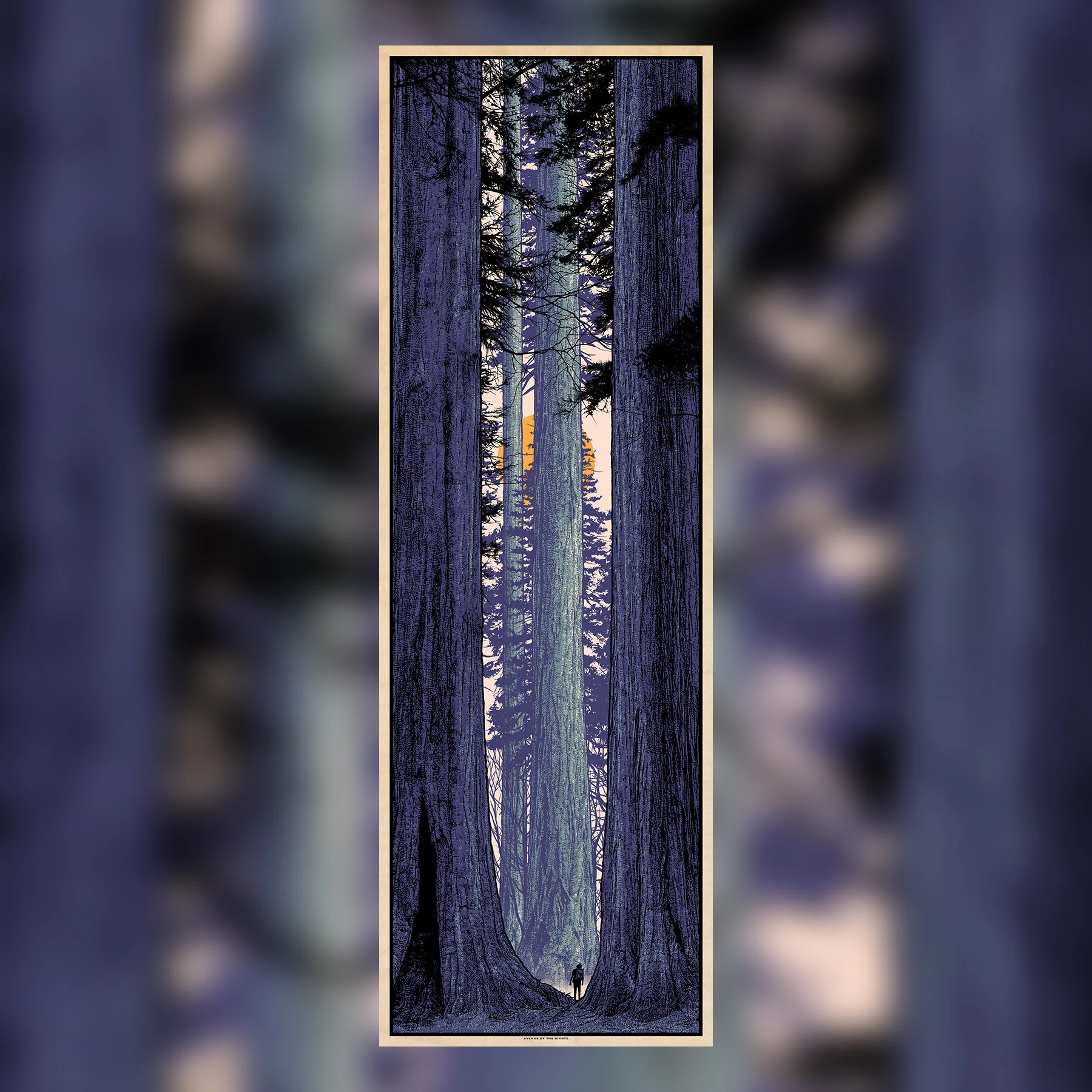Avenue of the Giants 3RD Edition - Wood Panel, by Dan McCarthy thumbnail 2