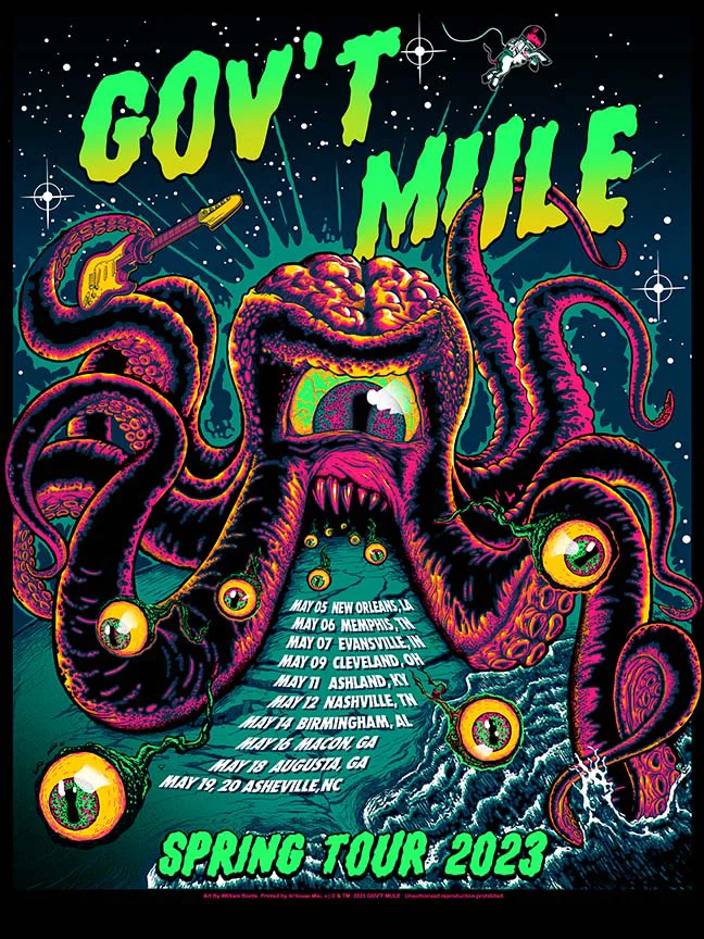 Gov'T Mule Spring Tour AP, by William Borde