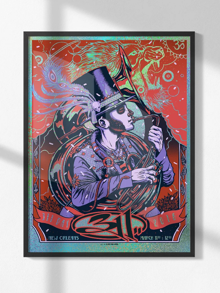 311 Day No Yellow Variant AP Speckle Foil, by Munk One, 2016 thumbnail 3