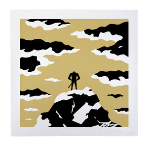 The Wanderer (gold), by Cleon Peterson, 2025
