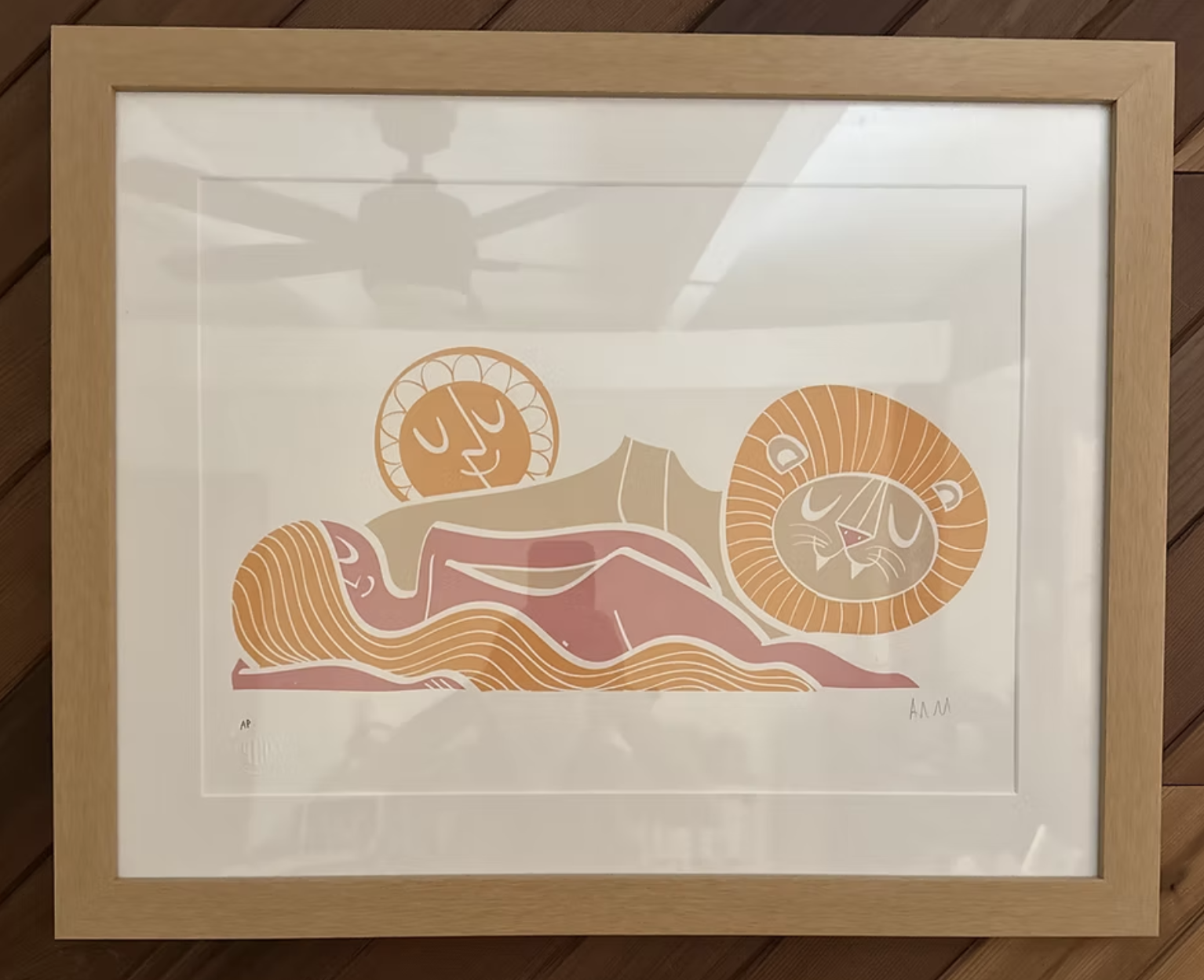 Girl Lion Sun, by Amanda Visell