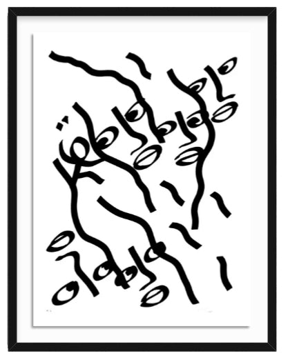 Two (Lithograph), by Shantell Martin, 2015