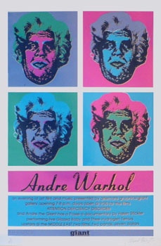 Andre Warhol, by Shepard Fairey, 1995 thumbnail 2