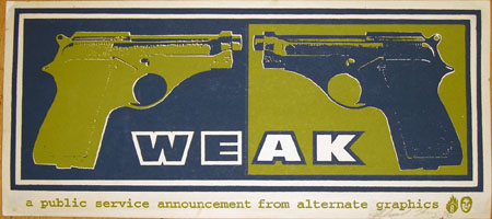 Alternate Graphics Weak, by Shepard Fairey, 1994 thumbnail 2