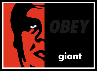 Black On Black, by Shepard Fairey, 1996
