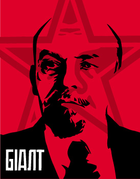 Lenin, by Shepard Fairey, 1997