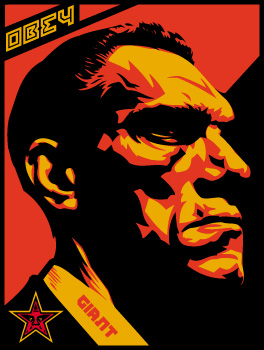 Big Brother Profile, by Shepard Fairey, 2000