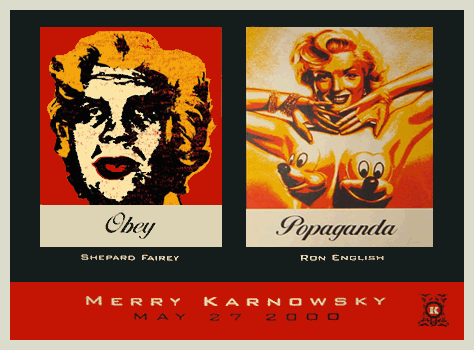 Merry Karnowsky, by Shepard Fairey, 2000